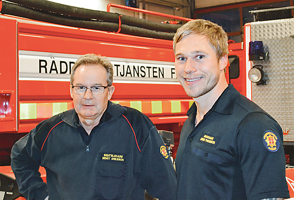 Bengt Eriksson och Jonnie Thomson är utbildade för att hjälpa människor i verklig kris.