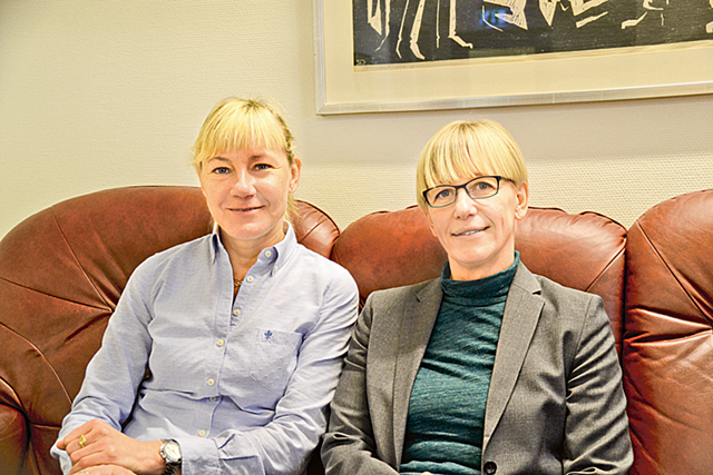 Kirsi Aronsson och Carina Olofsson jobbar för att fler ska ansluta sig till Finspångs föreningsliv.